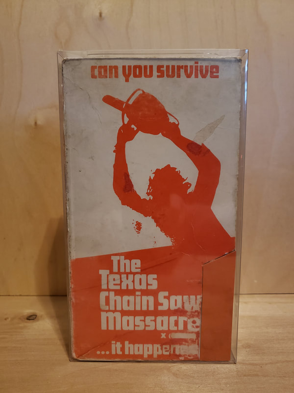 Texas Chainsaw Massacre VHS Iver Slipcover