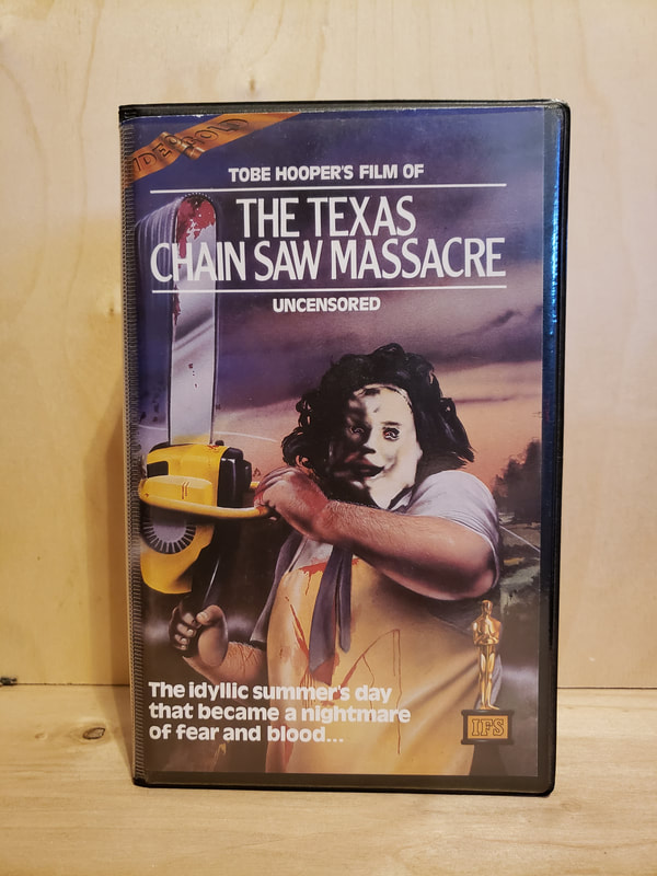 Texas Chainsaw Massacre VHS Iver Leatherface