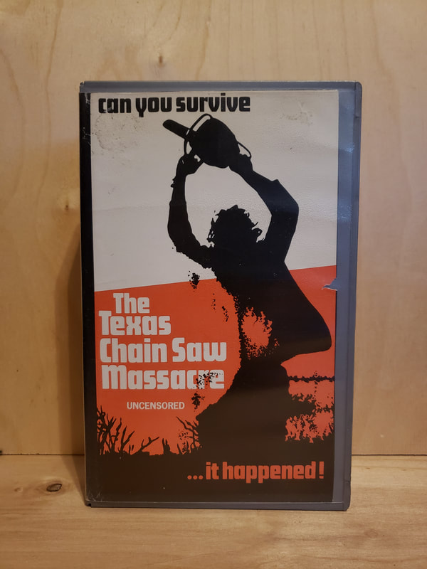 Texas Chainsaw Massacre VHS Iver Silhouette