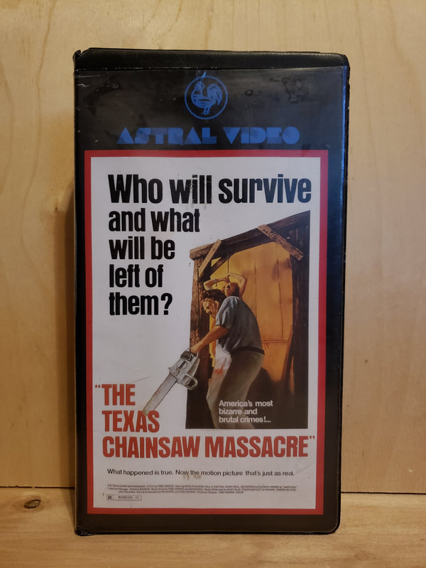 Texas Chainsaw Massacre VHS Astral English