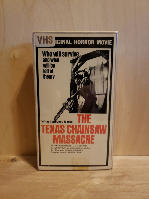 Texas Chainsaw Massacre VHS Astral Slipcover