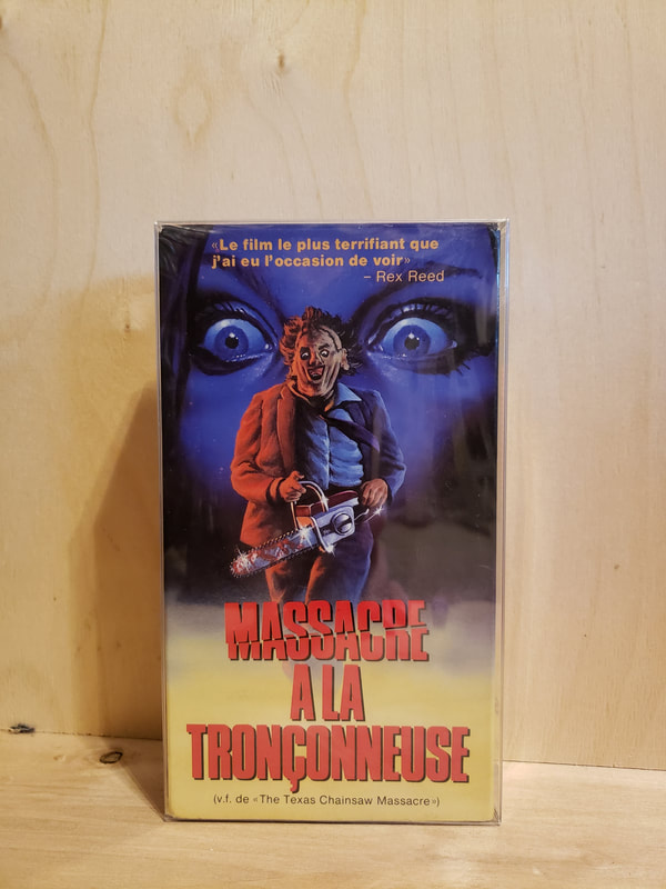 Texas Chainsaw Massacre VHS Triangle Slipcover