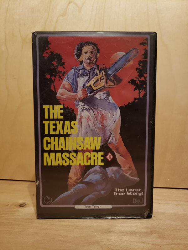 Texas Chainsaw Massacre VHS Tape K-Tel Australia Leatherface