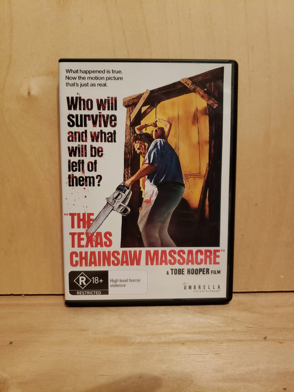 Texas Chainsaw Massacre DVD Australia Umbrella