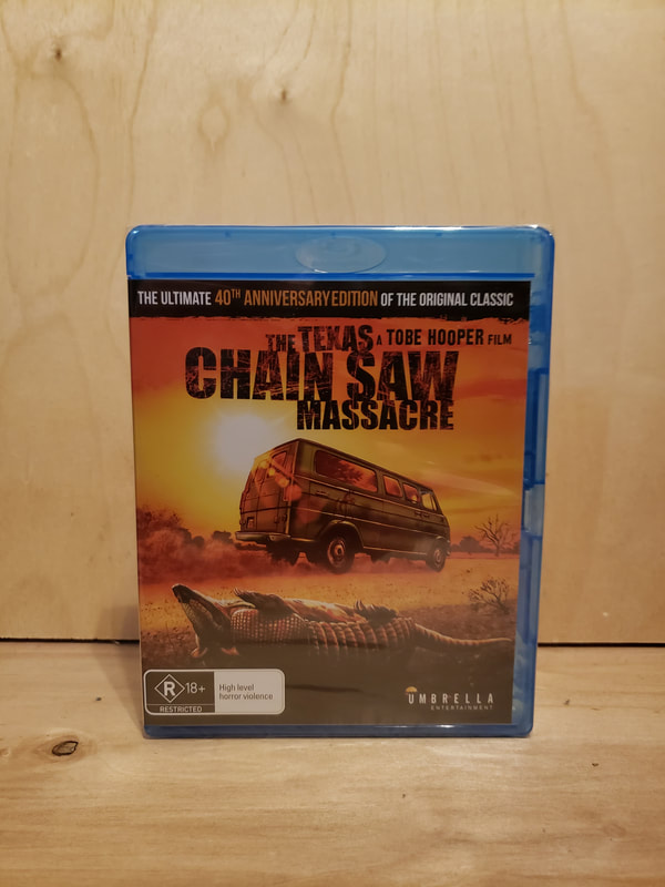 Texas Chainsaw Massacre Blu-Ray Australia Umbrella