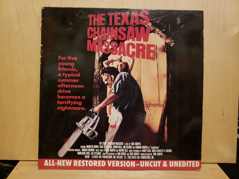 Texas Chainsaw Massacre Laserdisc Pioneer