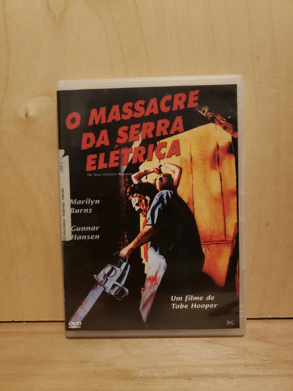 Texas Chainsaw Massacre DVD Brazillian Rental
