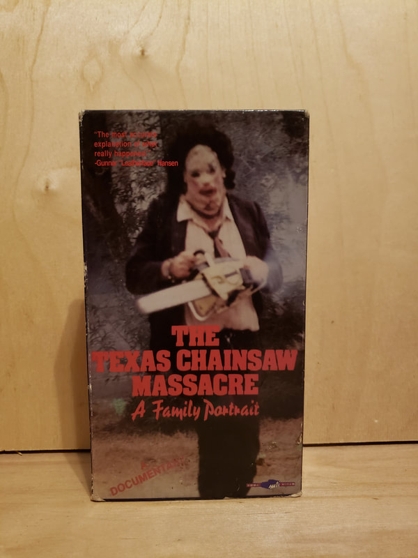 Texas Chainsaw Massacre Family Portrait VHS Video Tape MTI