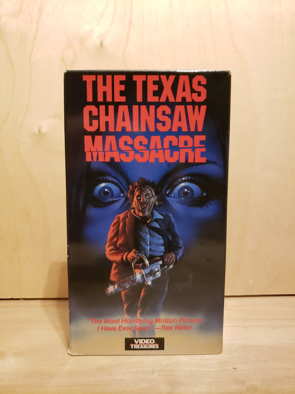 Texas Chainsaw Massacre VHS Video Tape Video Treasures