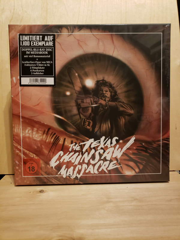 Texas Chainsaw Massacre Blu-Ray German Turbine Box Set Eye