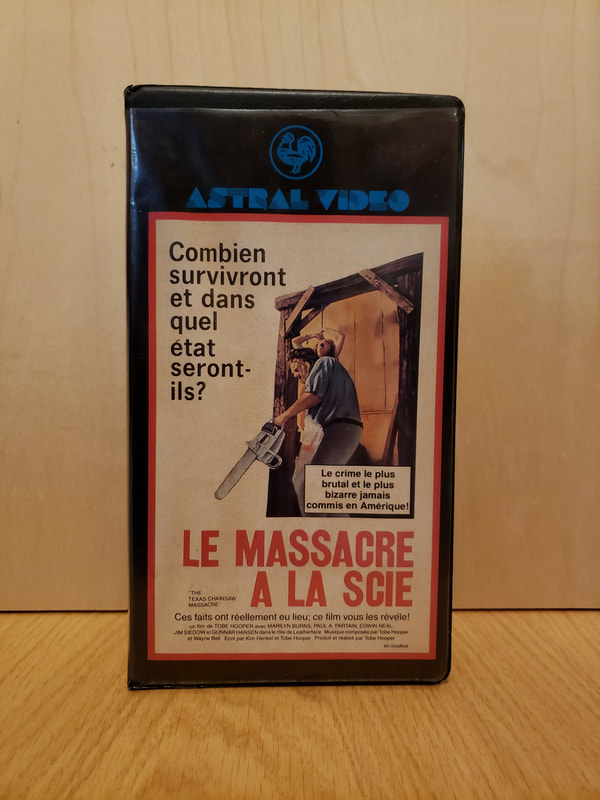 Texas Chainsaw Massacre VHS Astral French