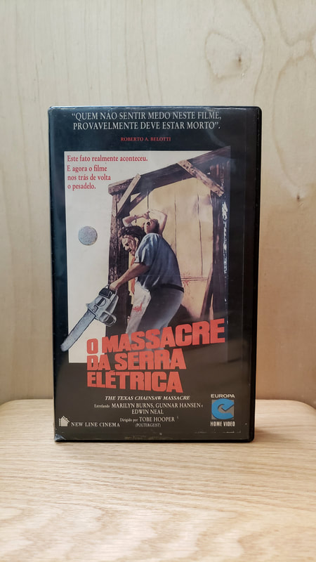 Texas Chainsaw Massacre VHS Video Brazillian