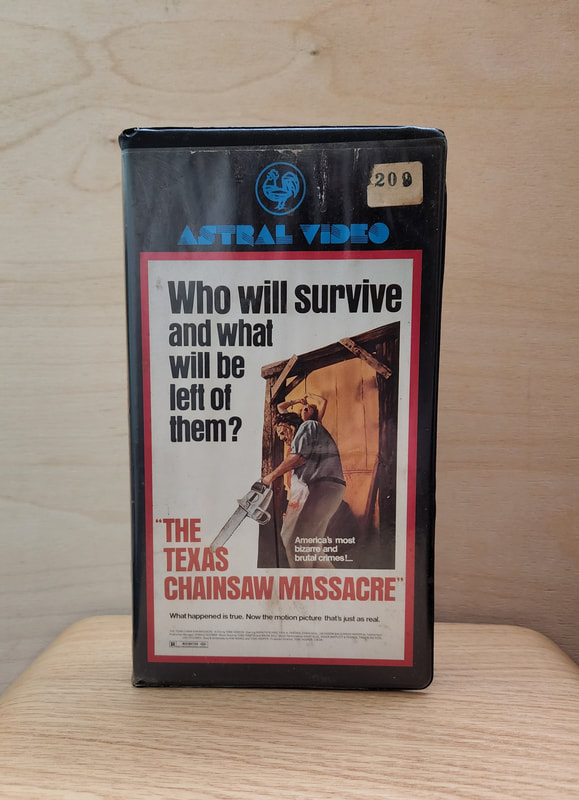 Texas Chainsaw Massacre Beta Tape Astral Canada English Clamshell