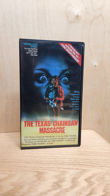 Texas Chainsaw Massacre Swedish VHS Tape House Of Horror