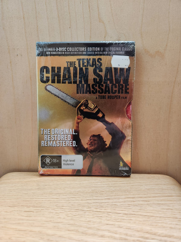 Texas Chainsaw Massacre Umbrella Australian Import Steel Slipcase DVD
