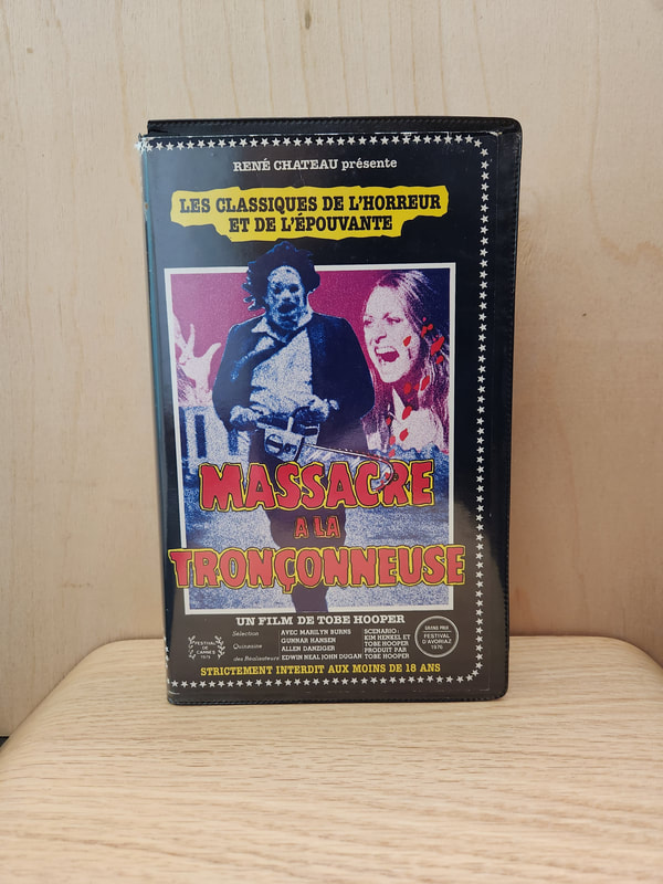Texas Chainsaw Massacre Rene Chateau French Import Secam Tape