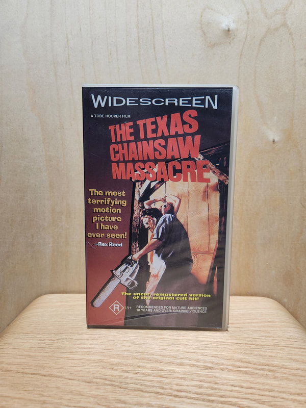 Texas Chainsaw Massacre VHS Australian Import Force Video Widescreen Tape