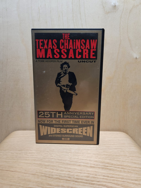 Texas Chainsaw Massacre VHS Australian Import Vortex Small Clamshell